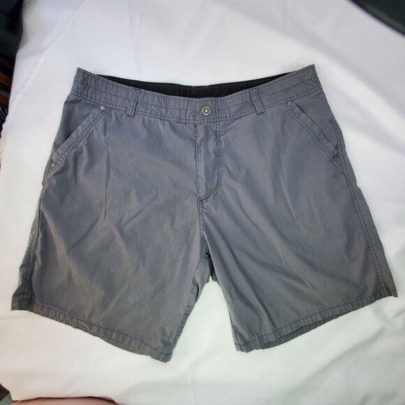 Kühl Mens Cargo Shorts Size 40 Gray Outdoor Adventure Hiking Utility Gorpcore - Picture 1 of 9